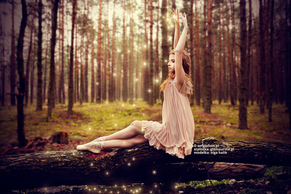 Olga, ballerina w lesie